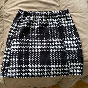 Shein plaid mini skirt